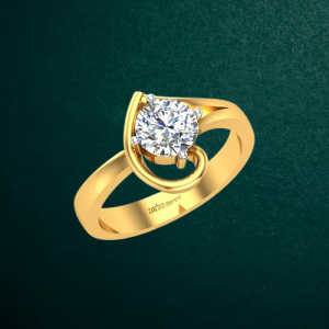 Gold Ring With Diamond 10